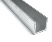 Aliuminio U formos profiliai