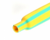 Dual color heat shrink tubes (yellow/green)